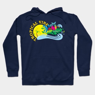 Tropical Vibes in Summer Hoodie